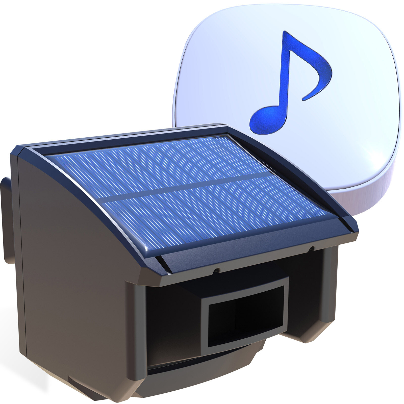 Htzsafe Solar wireless Driveway Alarm System No Need Replace Batteries