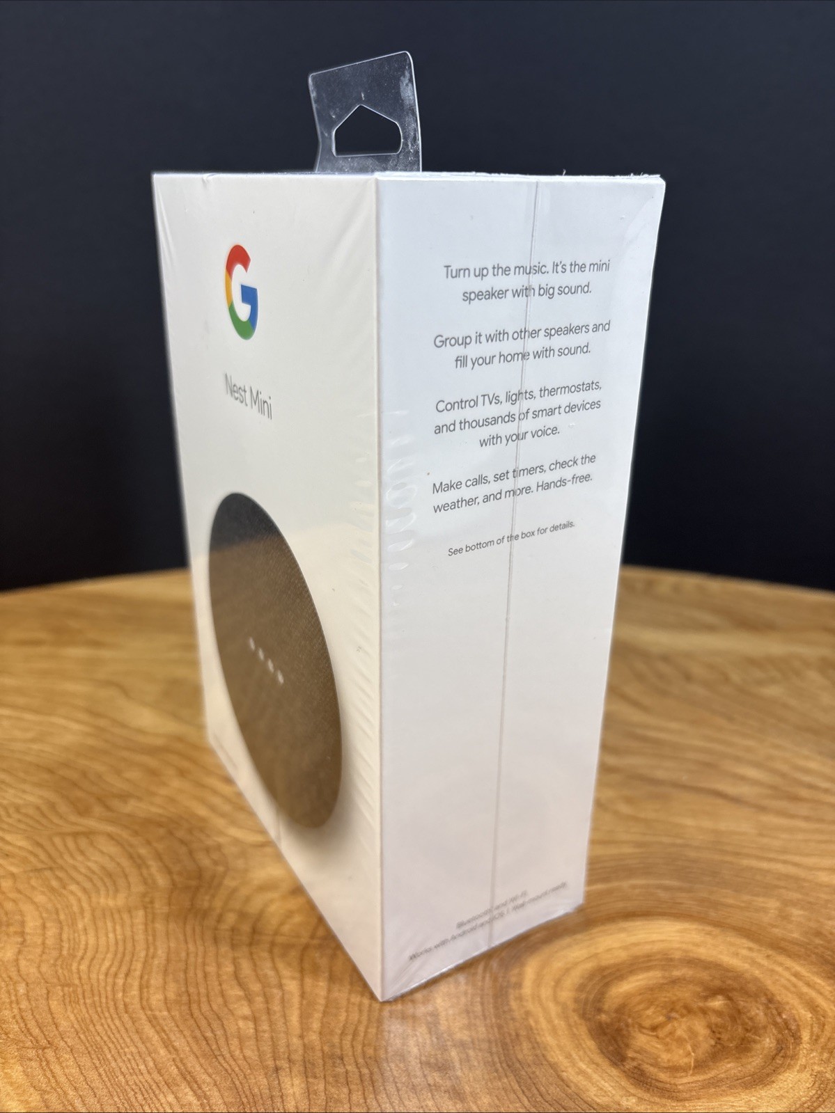 Google Nest Mini (2nd Generation) Smart Speaker – Charcoal