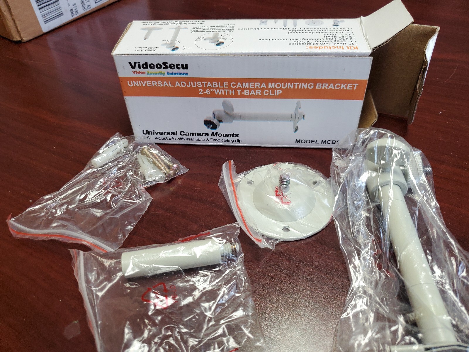 VideoSecu Camera Mounting Bracket 2-6″ with T-Bar Mount