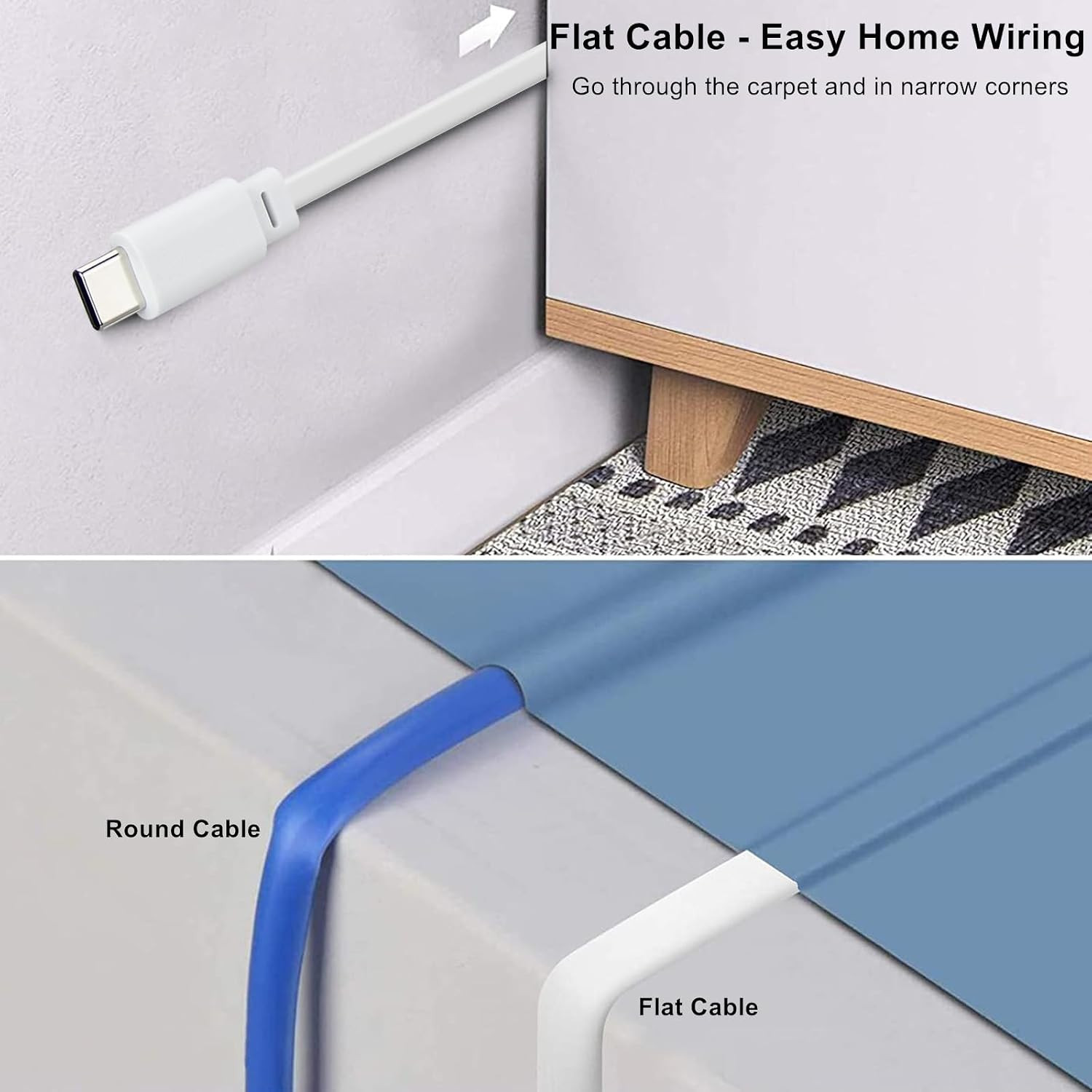 30Ft USB C Cable Compatible with Ring Pan-Tilt Indoor Cam 2024 Release Security