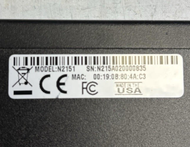 AMX NMX-ENC-N2151 4K JPEG2000 Video over IP Encoder