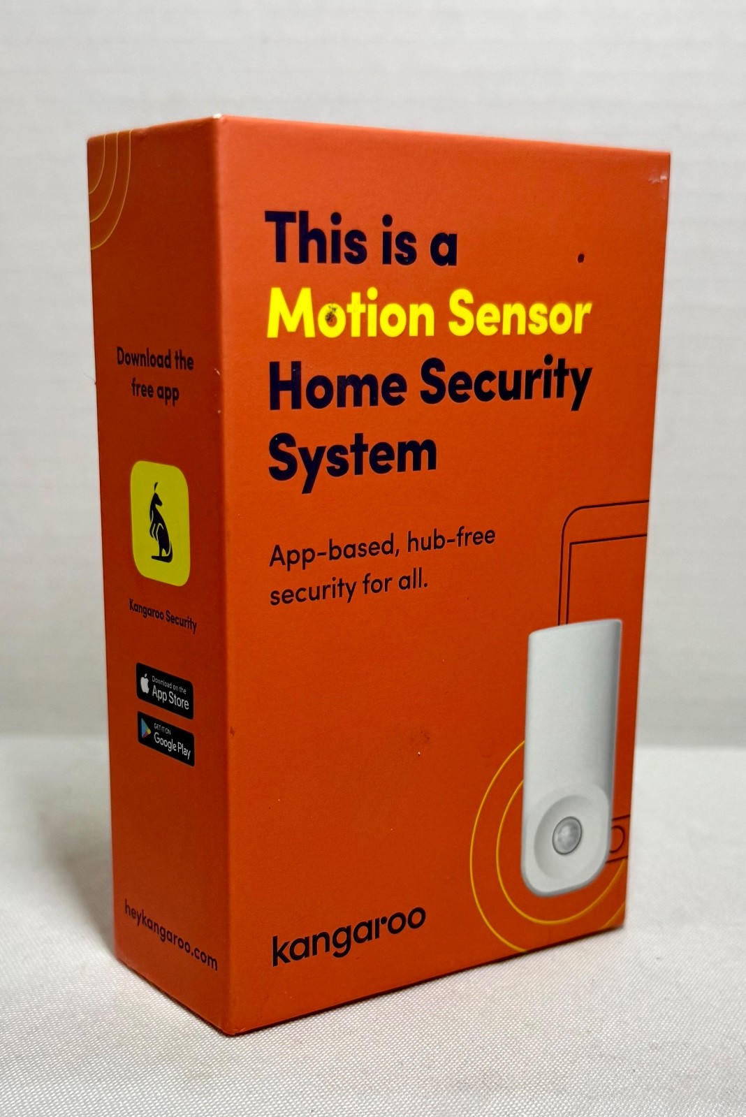Kangaroo Motion Sensor Home Security System – App-Based – iOS & Android –