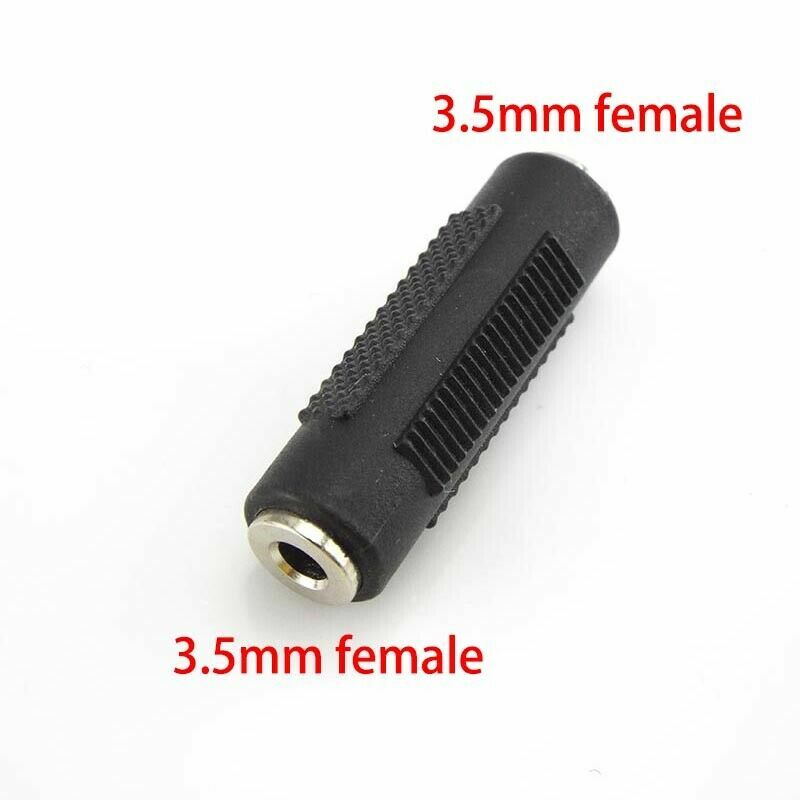 3.5mm Jack Coupler plug adapter audio Stereo female to Female connectors adaptor