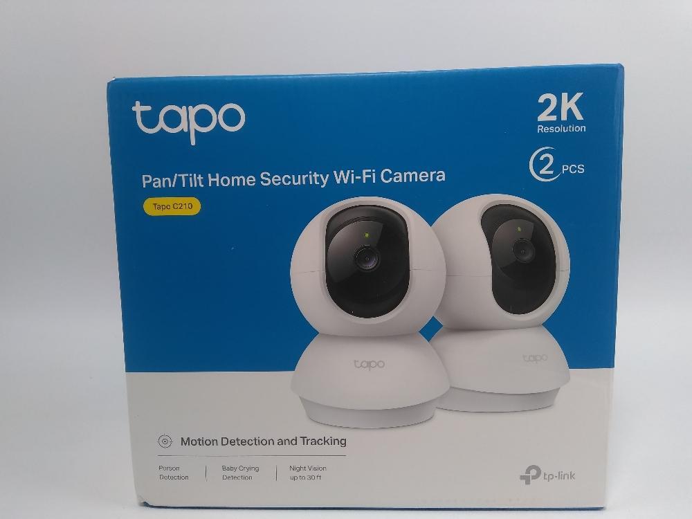 TP-Link Tapo C210 2K Pan Tilt Security Camera 2-Pack Baby Pet Monitor WiFi