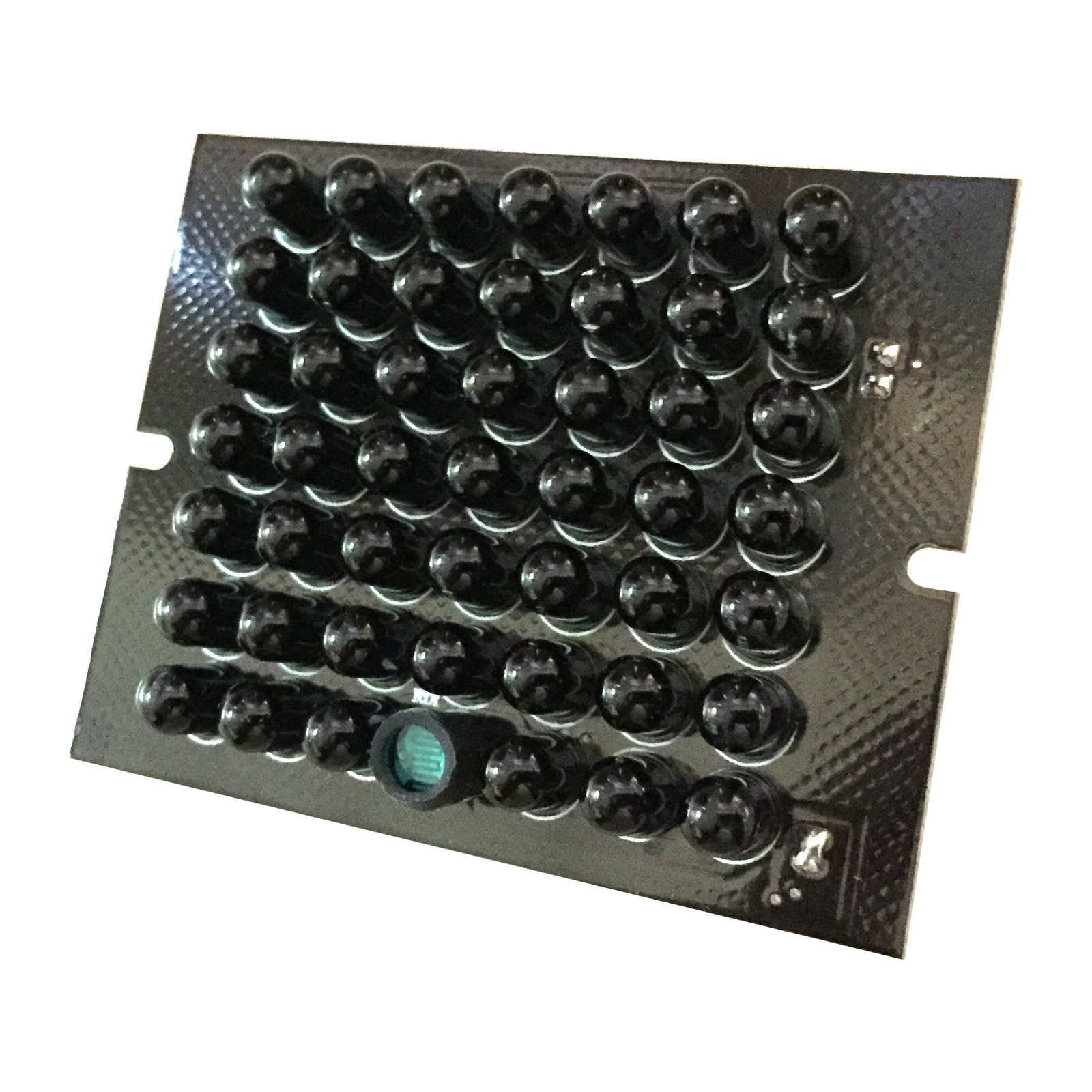 IR940B-48 : Total invisible 940nM IR lamp board with light sensor (48 black LED