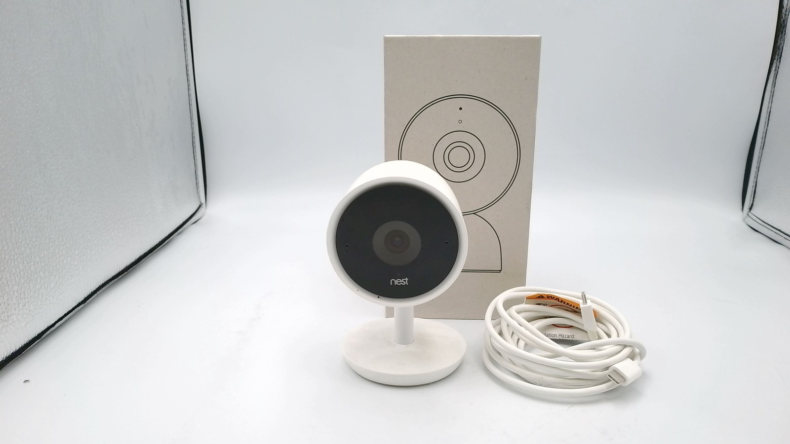 Google Nest Cam IQ Indoor Security Camera 4K Sensor 1080p HD PC1722369
