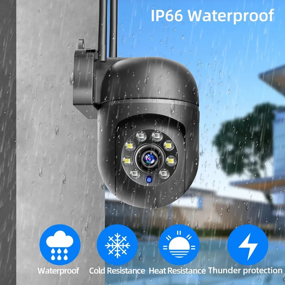 3MP HD Smart 5G Wifi Camera IP66, White
