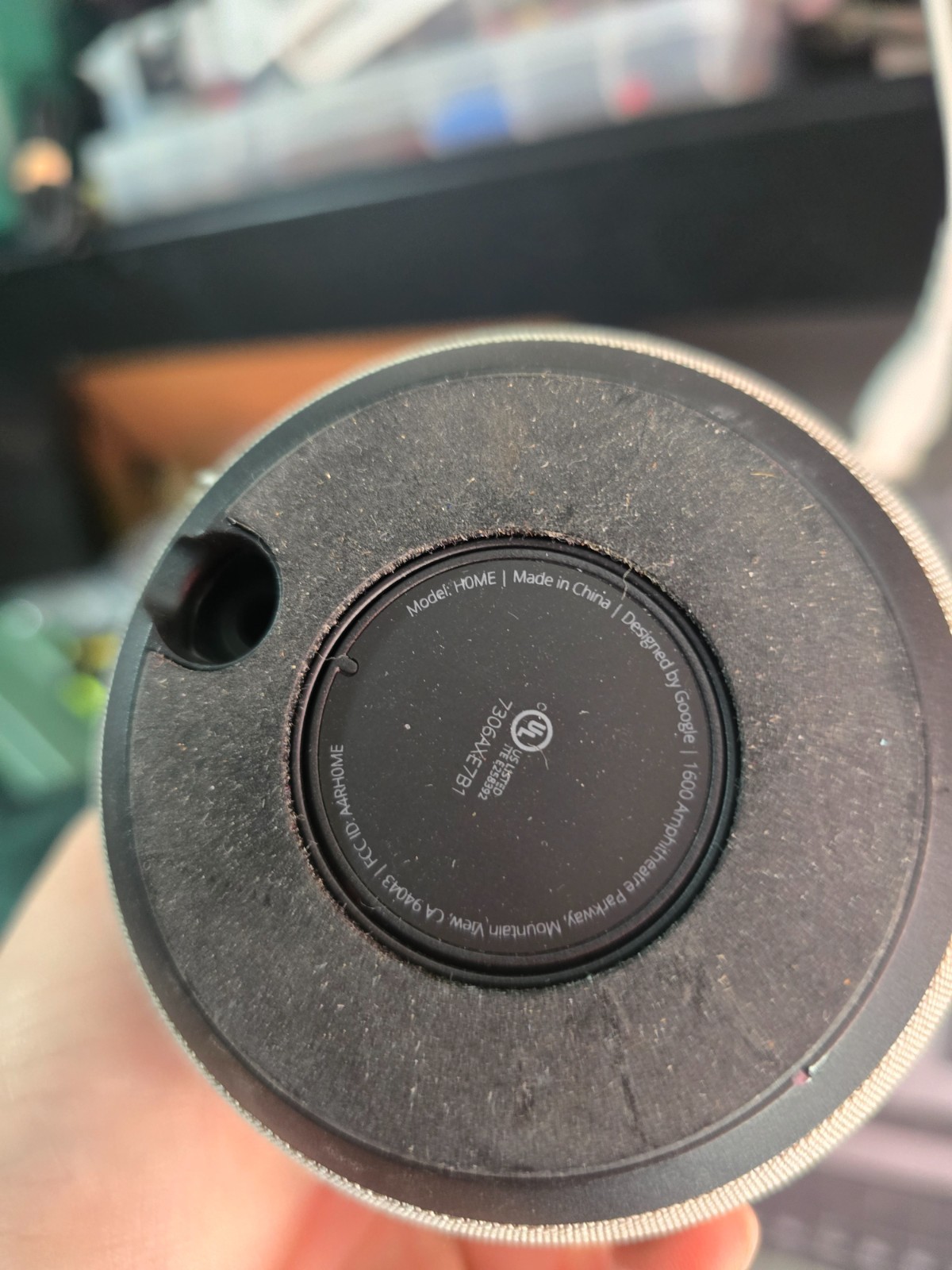 Google Home Smart Assistant – White Slate No Power Cord Ships Fast!