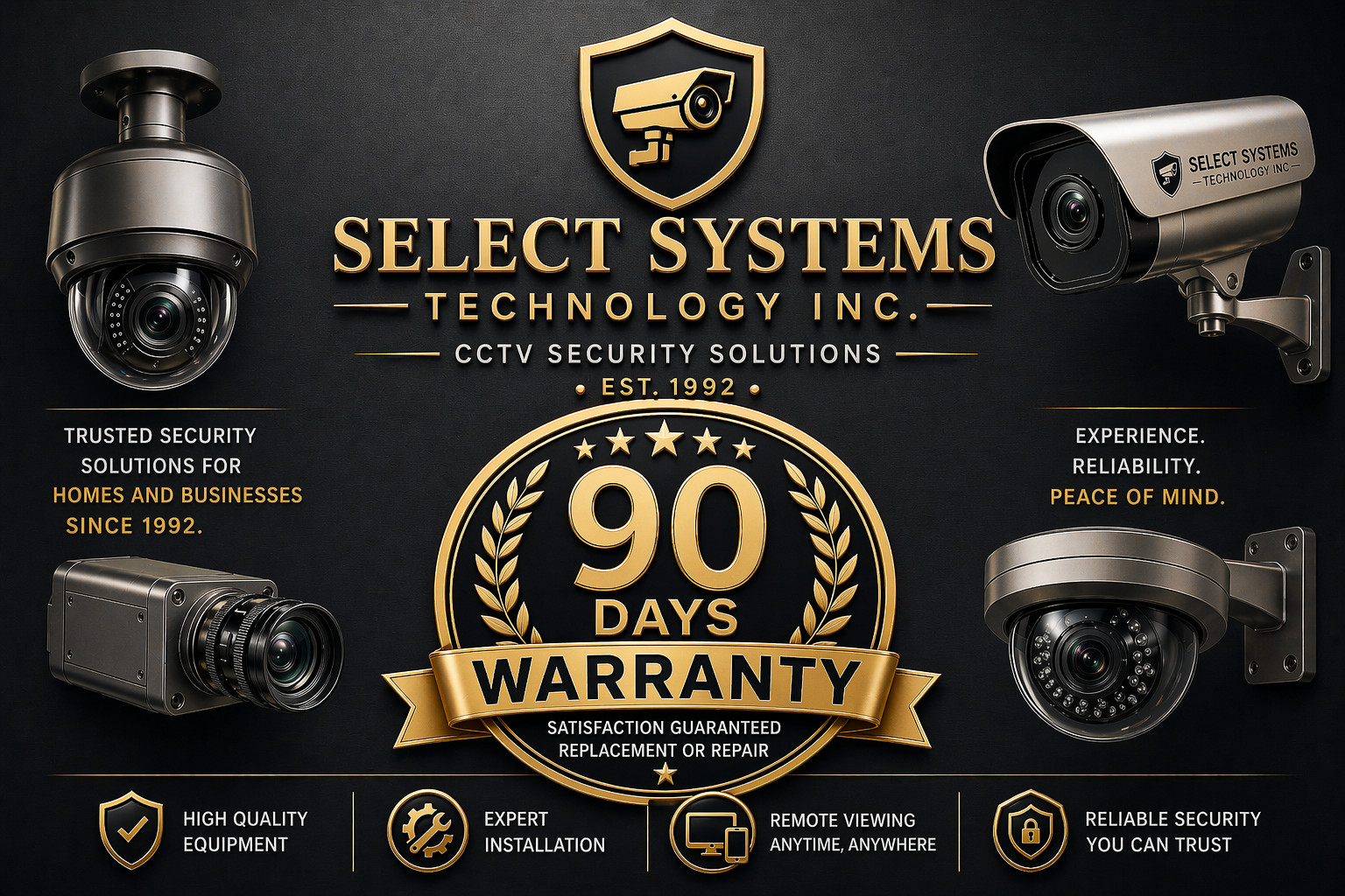 Ganz ZC-DW8312NXA-BL | (4) Dome Camera | 700TVL Dome | 3.3-12mm | NEW | WARRANTY