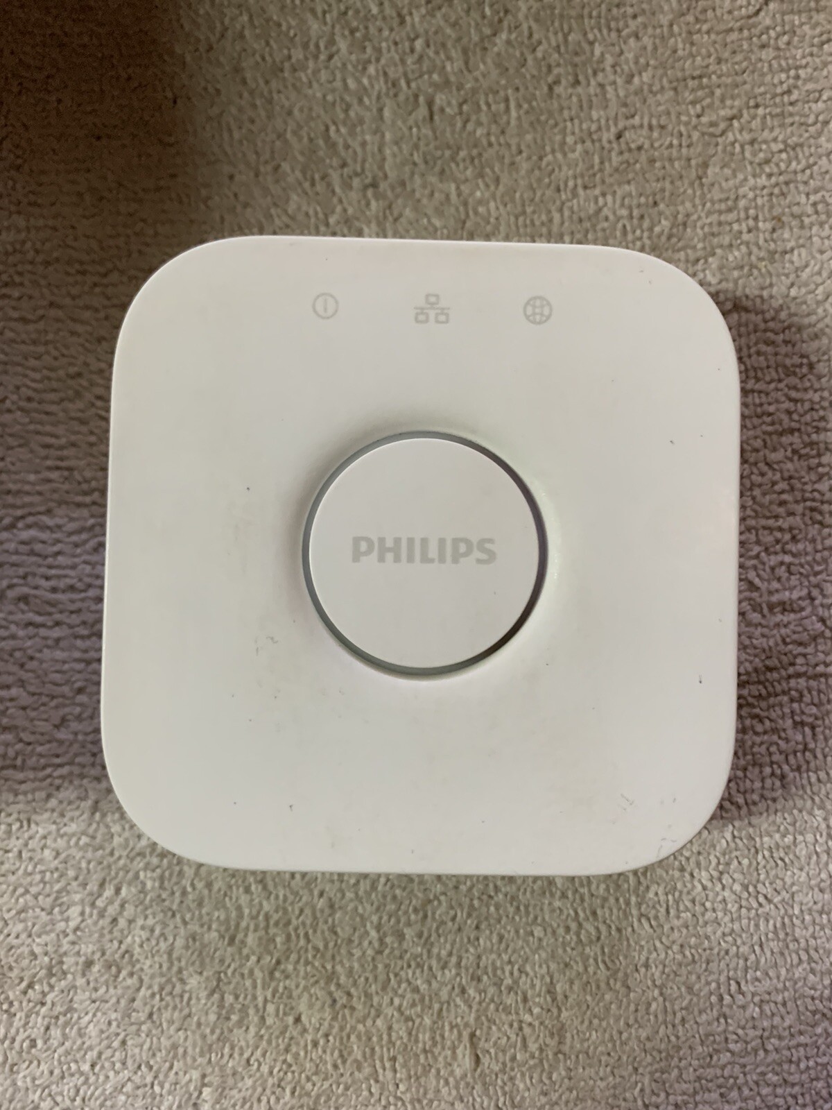 Philips Hue Bridge Lighting Controller Hub White (READ)