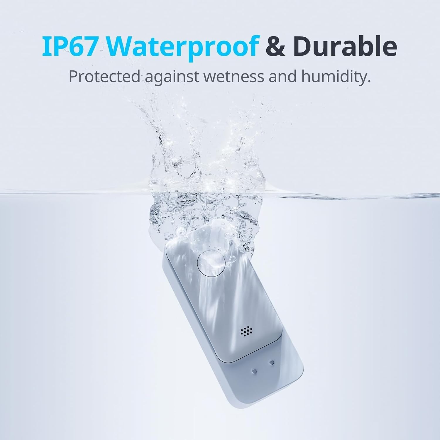 Smart Leak Detector with 100dB Alerts & Waterproof – Battery Powered Safety