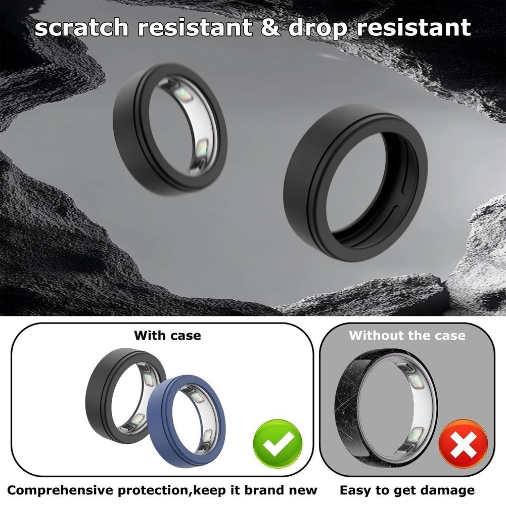 For Oura Ring 5 Silicone Cover – Lightweight Scratch Resistant Daily Wear