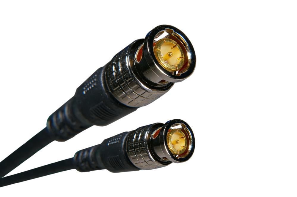 BNC Coaxial Cable for Video/CCTV 75 ohm Gold-plated Heavy Duty 3 ft (#990-011)