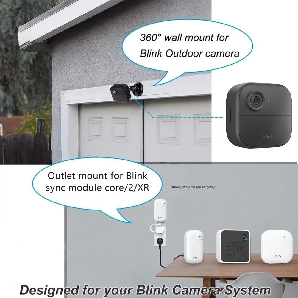 All-New Blink Outdoor Camera Mount,Compatible with Blink Outdoor Camera(4Th &3Rd