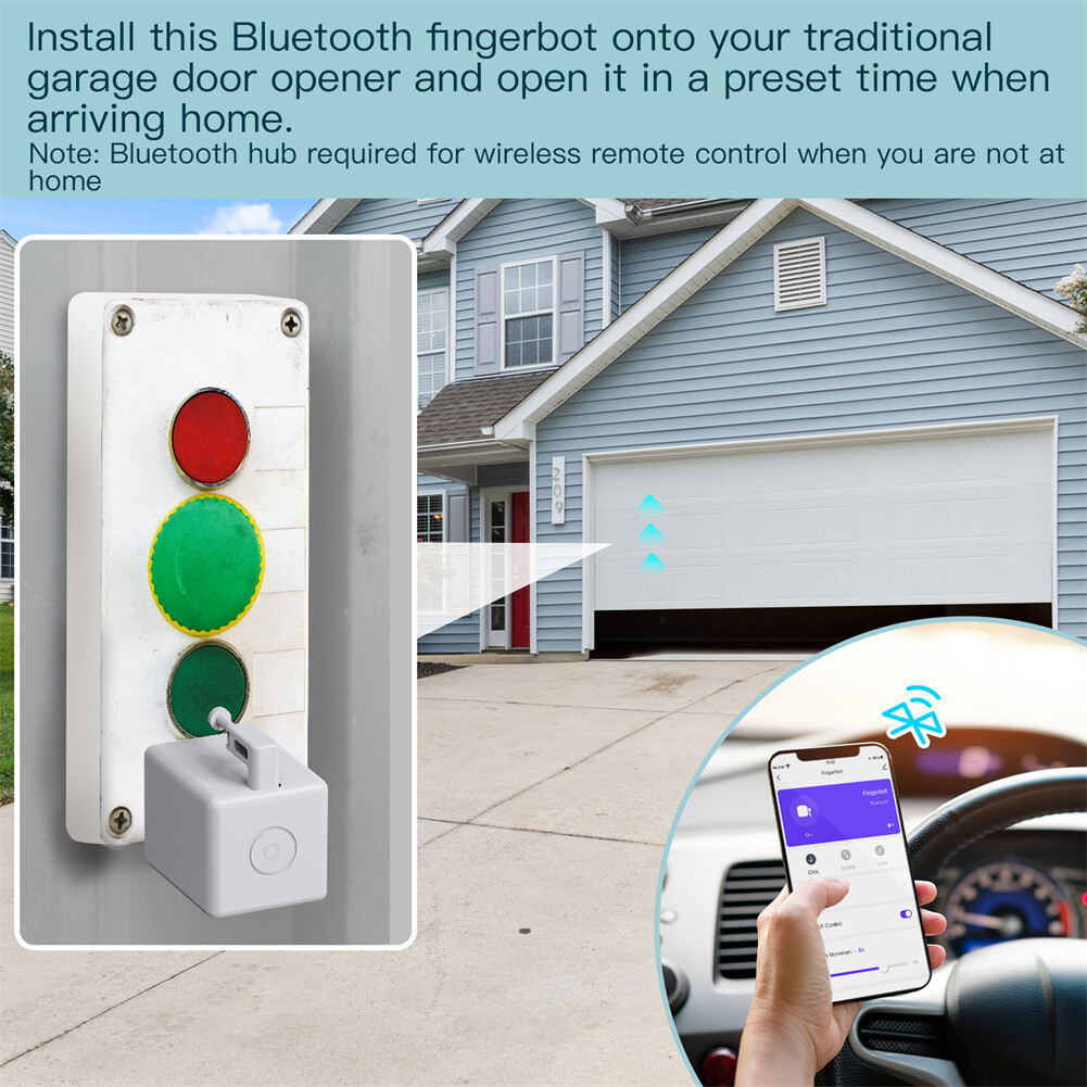 MOES Bluetooth Fingerbot Plus Smart Wireless Switch Button Pusher Remote Timer