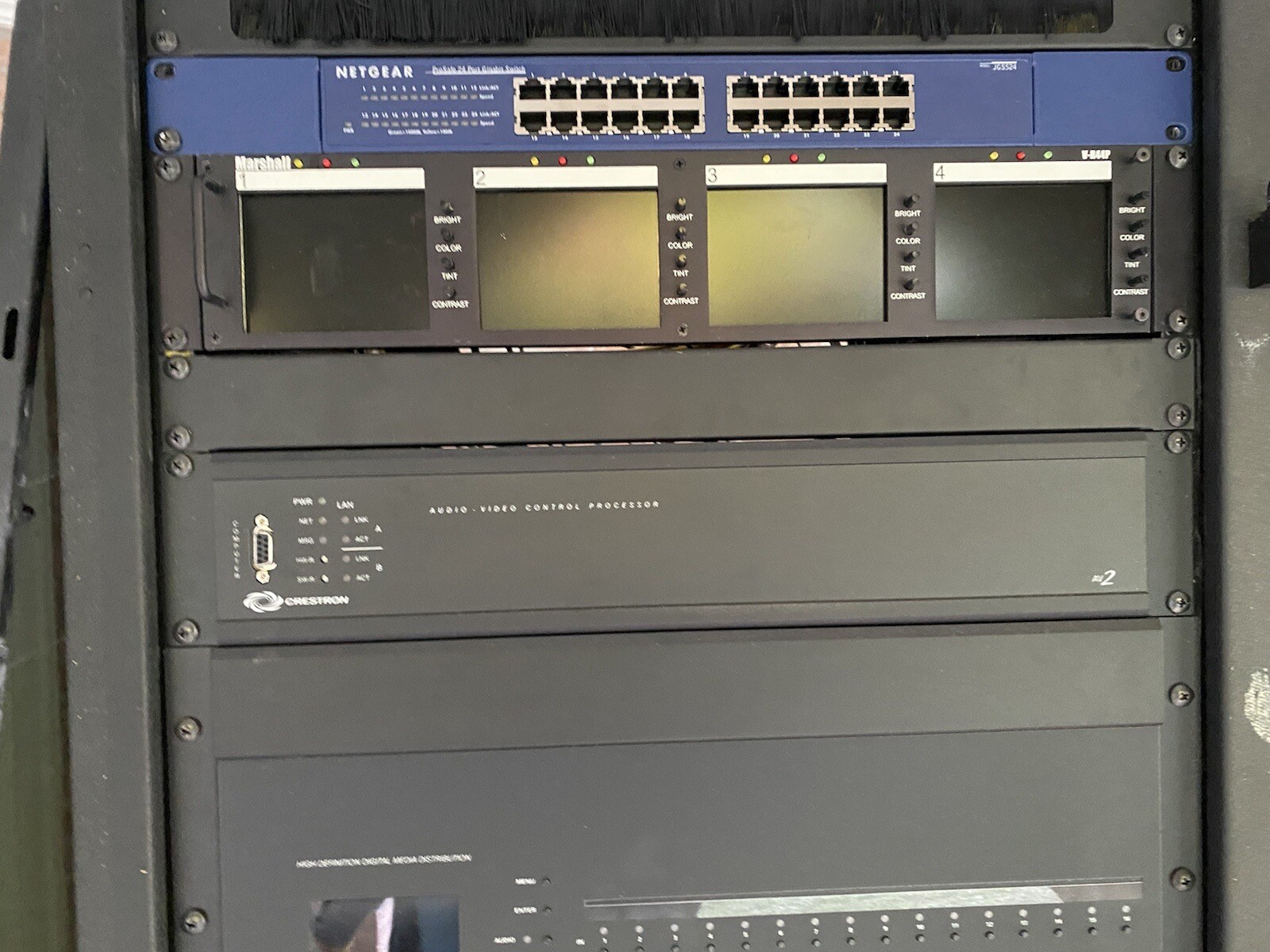 Crestron Universal Digital Media Switcher, Black- DMMD16X16 + Other Components