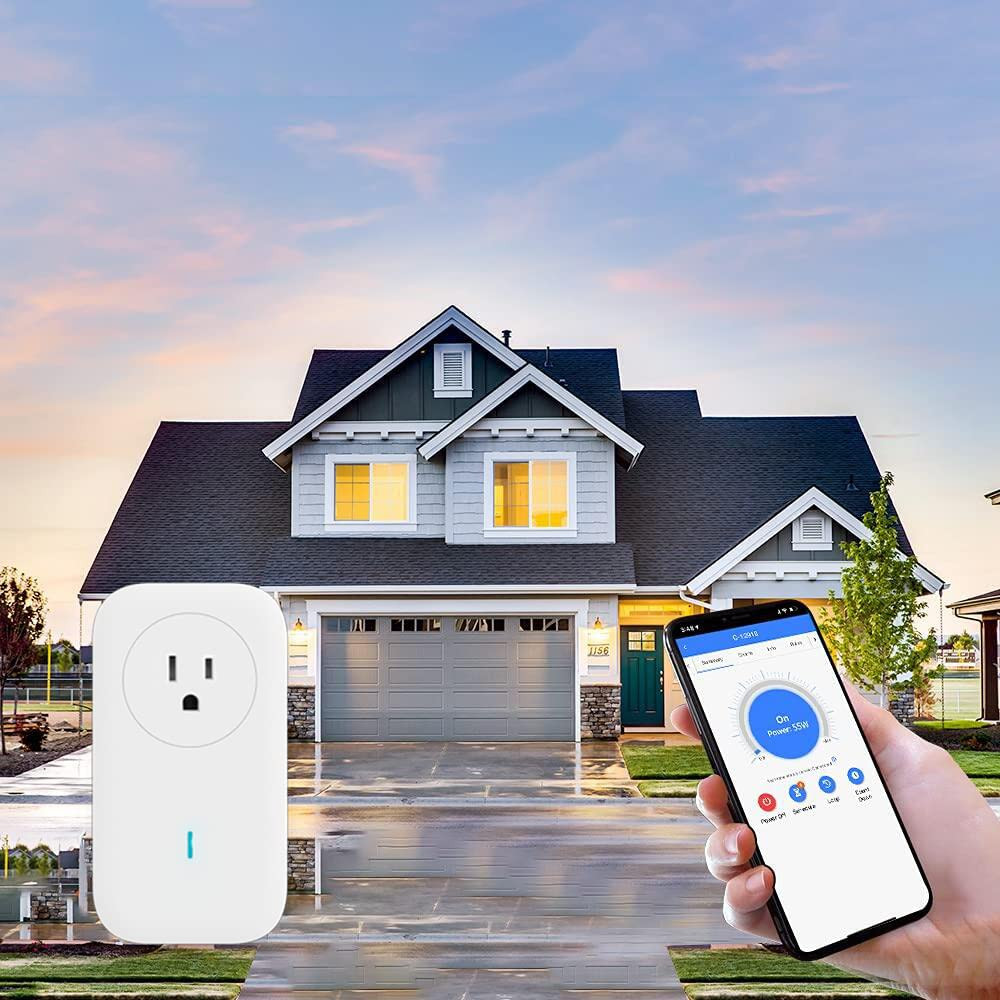 SP1 Smart Plug, Wifi Outlet Socket Remote Control, Compatible with Alexa & IFTTT