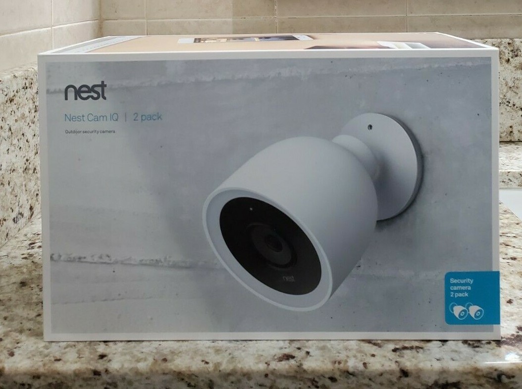NEST Cam IQ Outdoor (2-Pack) Smart Security Camera Model NC4200US – Sealed NEW