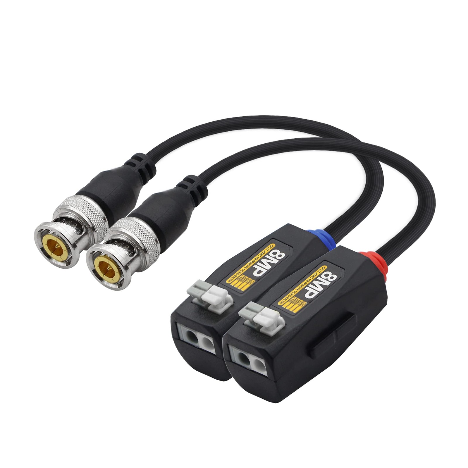 HDCVI TVI AHD CVBS Passive Connector BNC Video Balun Transceiver Wire