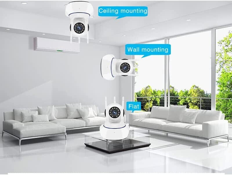 WiFi Motion Tracking Camera – iOS Android + Web Access + Voice Communication