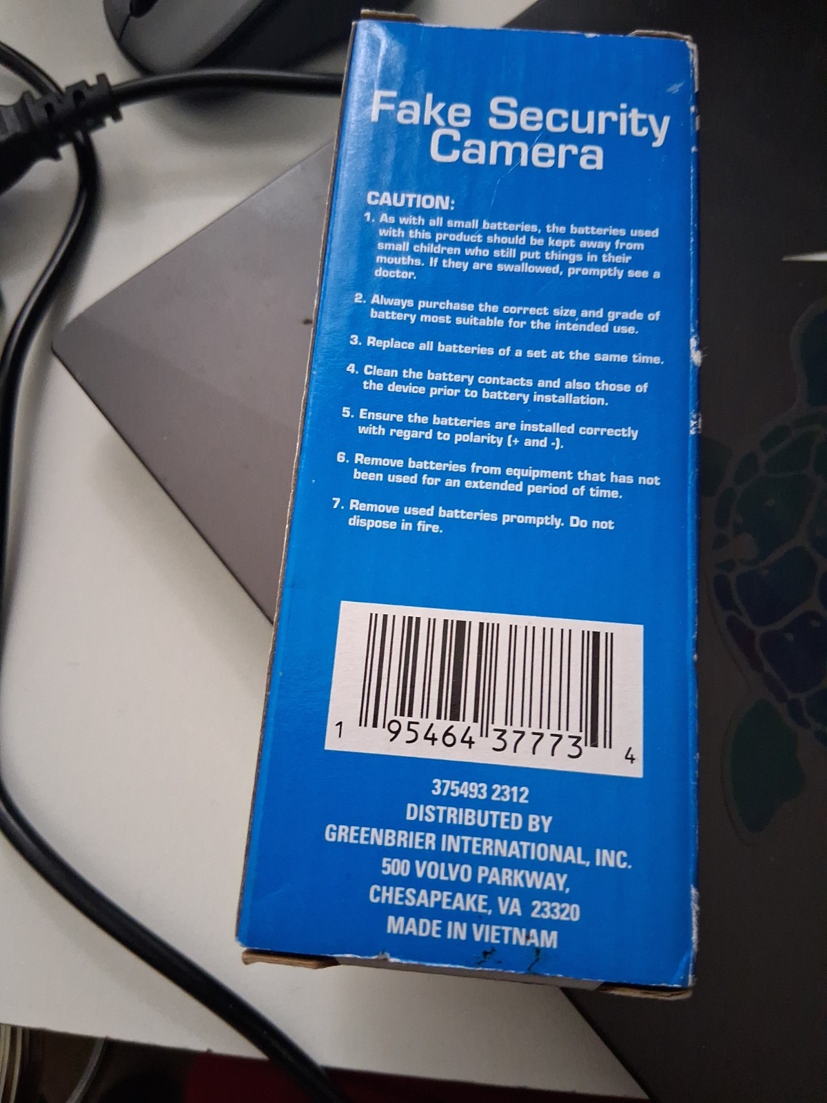 security camera-fake Greenbrier