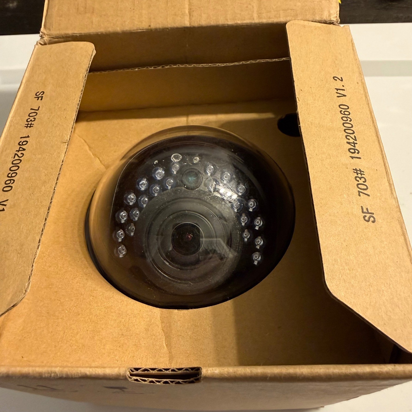 Clare Controls CV-M13D10-ODI Outdoor IP Dome Camera White PoE Night Vision