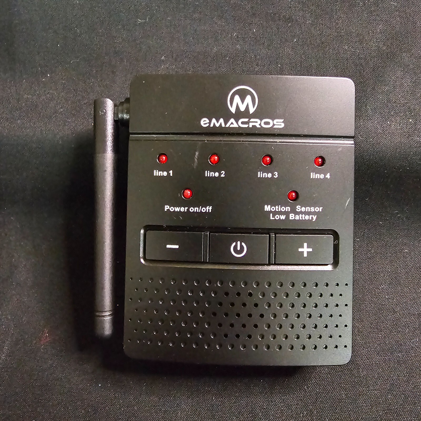Emacros Wireless Receiver for Solar Driveway Alarm System 1/2 mi. Transmit Range