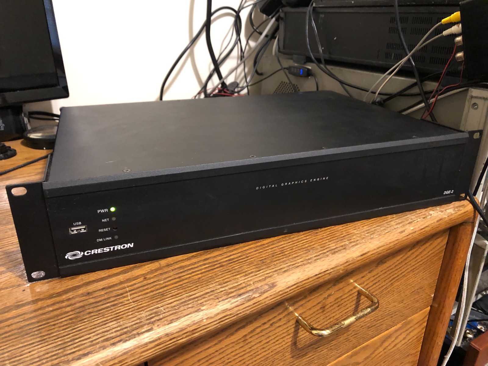 Working, Factory Defaults Crestron DGE-2, Display not Included