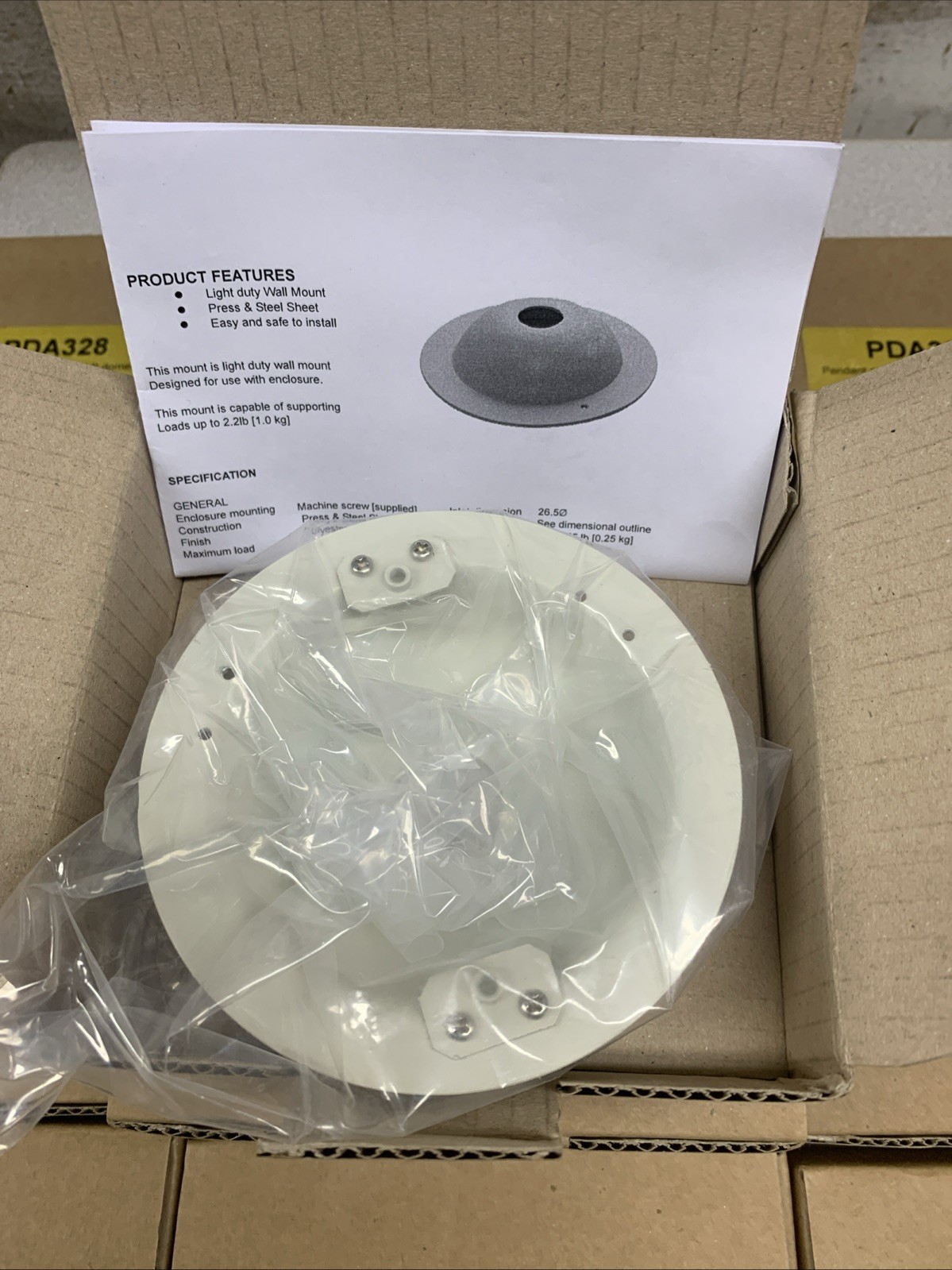 RoHS PDA328 Pendant Cap For IP & LP Domes