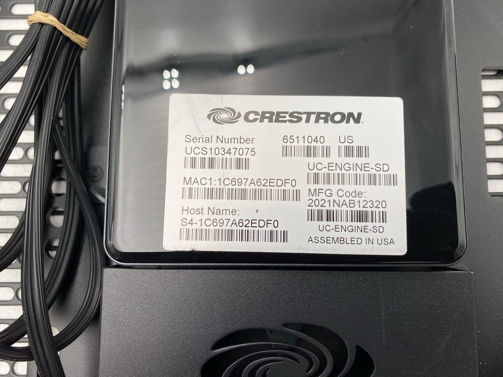 LOT OF 2 Crestron UC-ENGINE-SD 6511040 w/ HD-CONV0USB-200 UC-BRKT-100-SD-ASSY