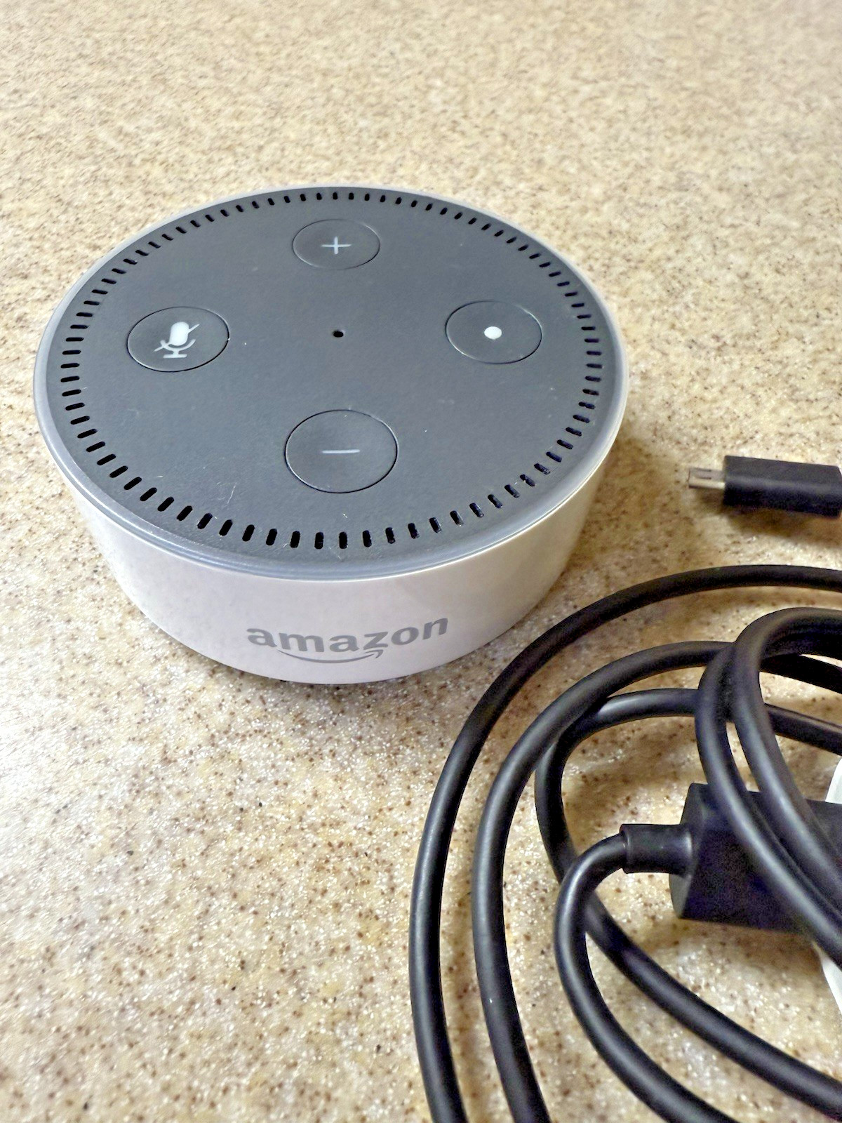 Amazon Echo Dot 2nd Generation Smart Speaker White & Gray RS03QR