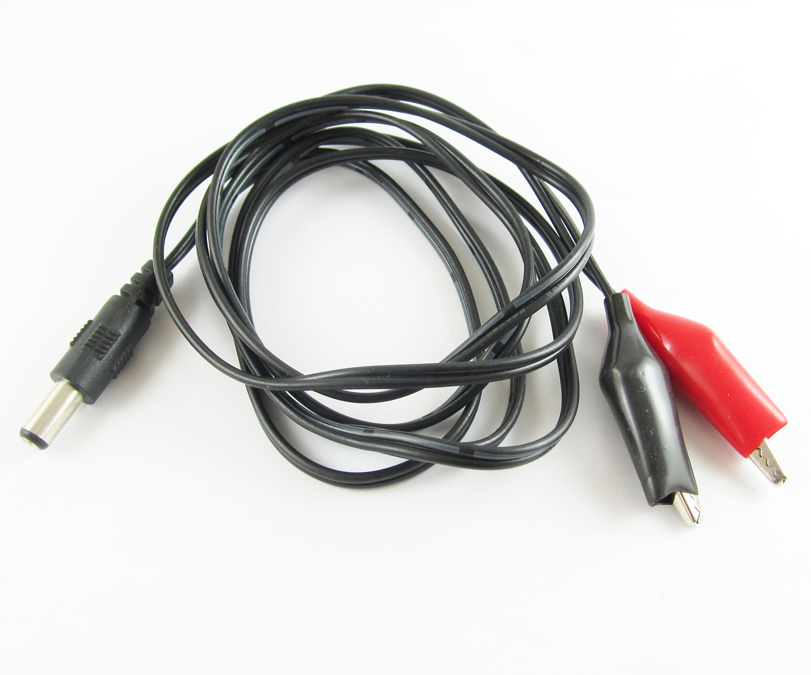 4sets 5.5 x 2.1mm 1.3M DC Power Male Plug to Dual Alligator Clip CCTV DC Cable