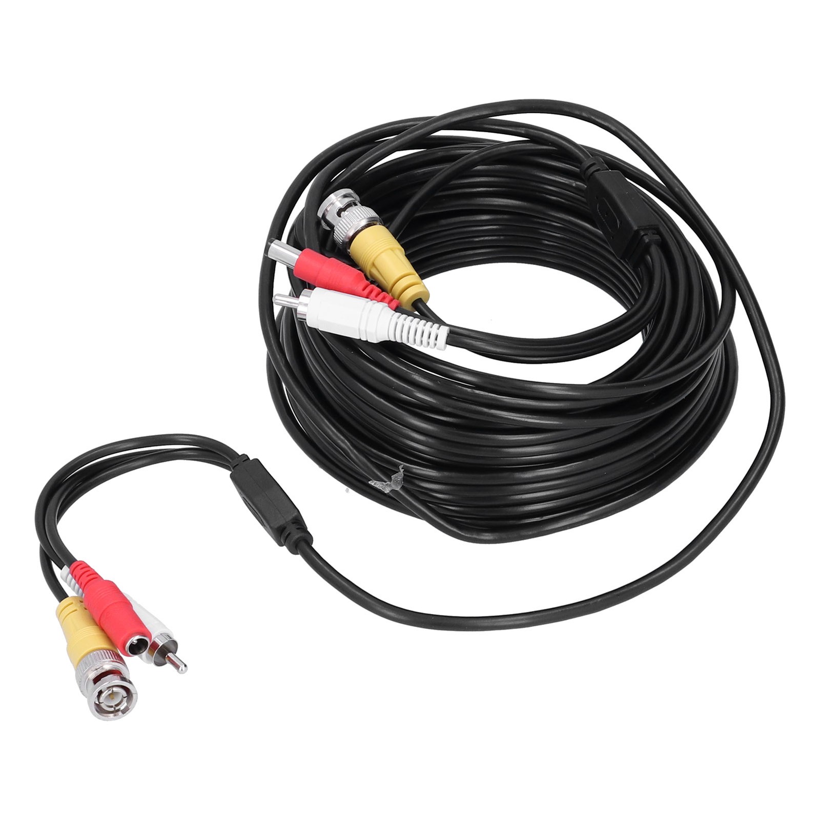 Hot 10-30m BNC DC Video Audio Power Cable Cord Wire For CCTV Security Camera DVR