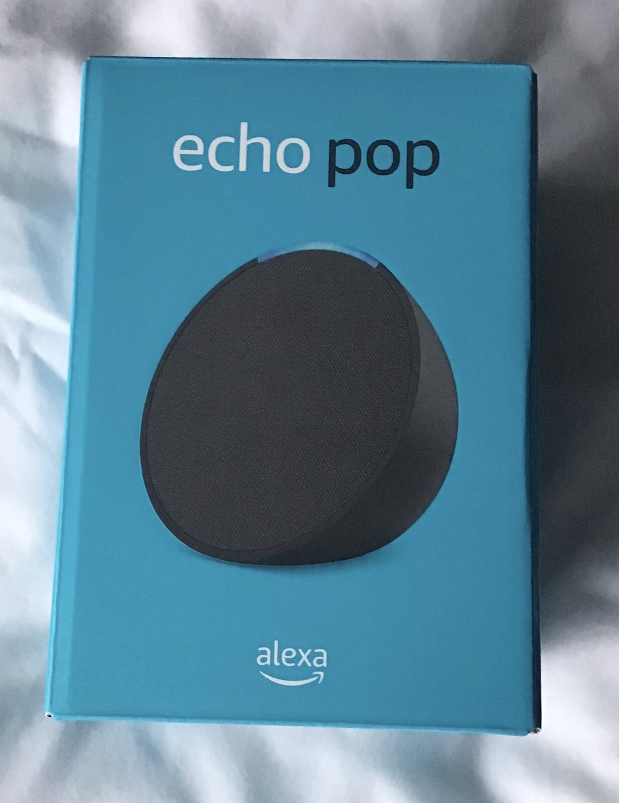Amazon Echo Pop (1st Gen) Full Sound Compact Smart Speaker With Alexa, Charcoal