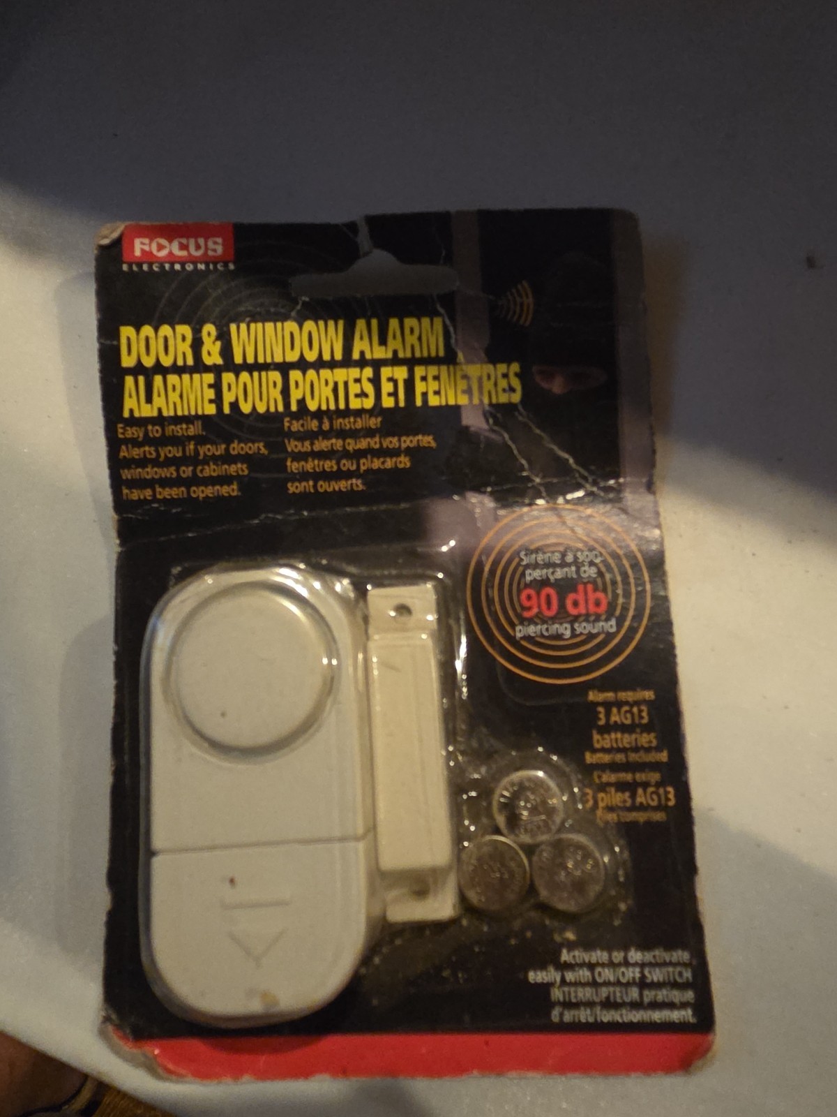 Wireless Window and Door Intruder Alert Alarm (90 db, Batteries Included) * NEW!