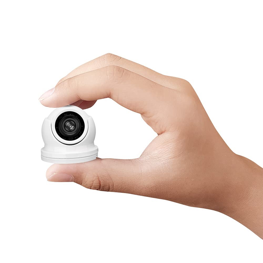 EVERSECU AHD/TVI/CVI/Analog Mini Turret Dome Camera 1080p 1 Count (Pack of 1)