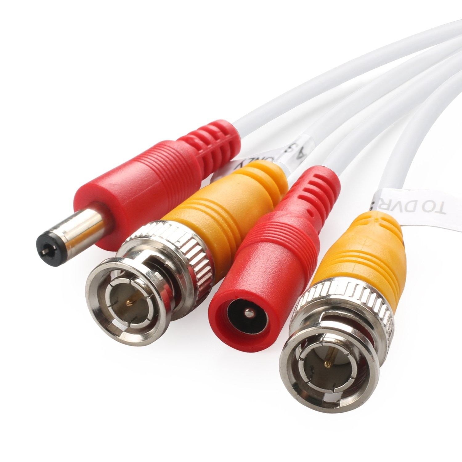 BNC Video Power Cable 25 Feet Pre-Made All-in-One Video Security Camera Cable…