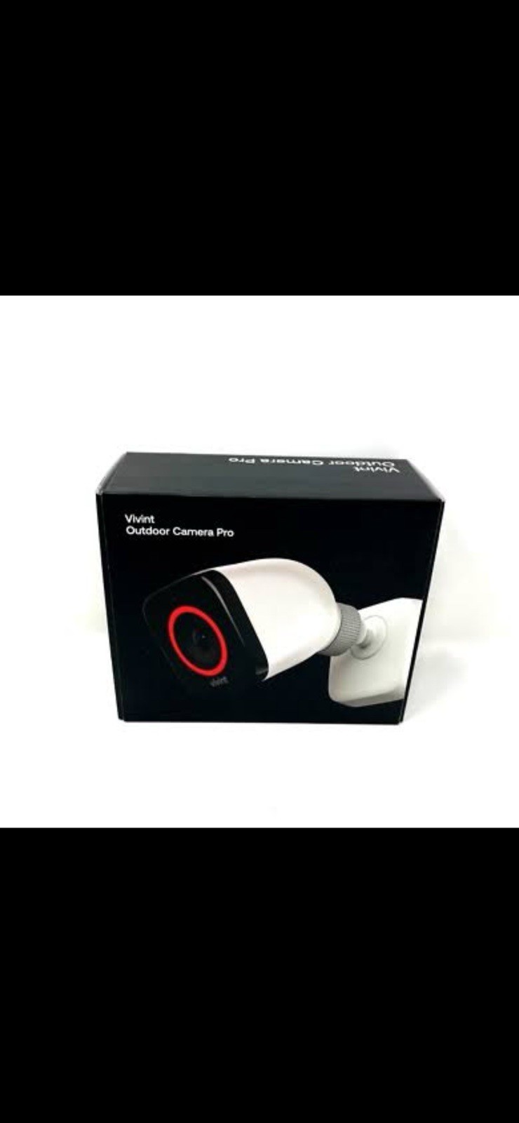 Vivint Outdoor Camera Pro Gen 2 FHD 1080p Cube Camera – White w/ WiFi Bridge