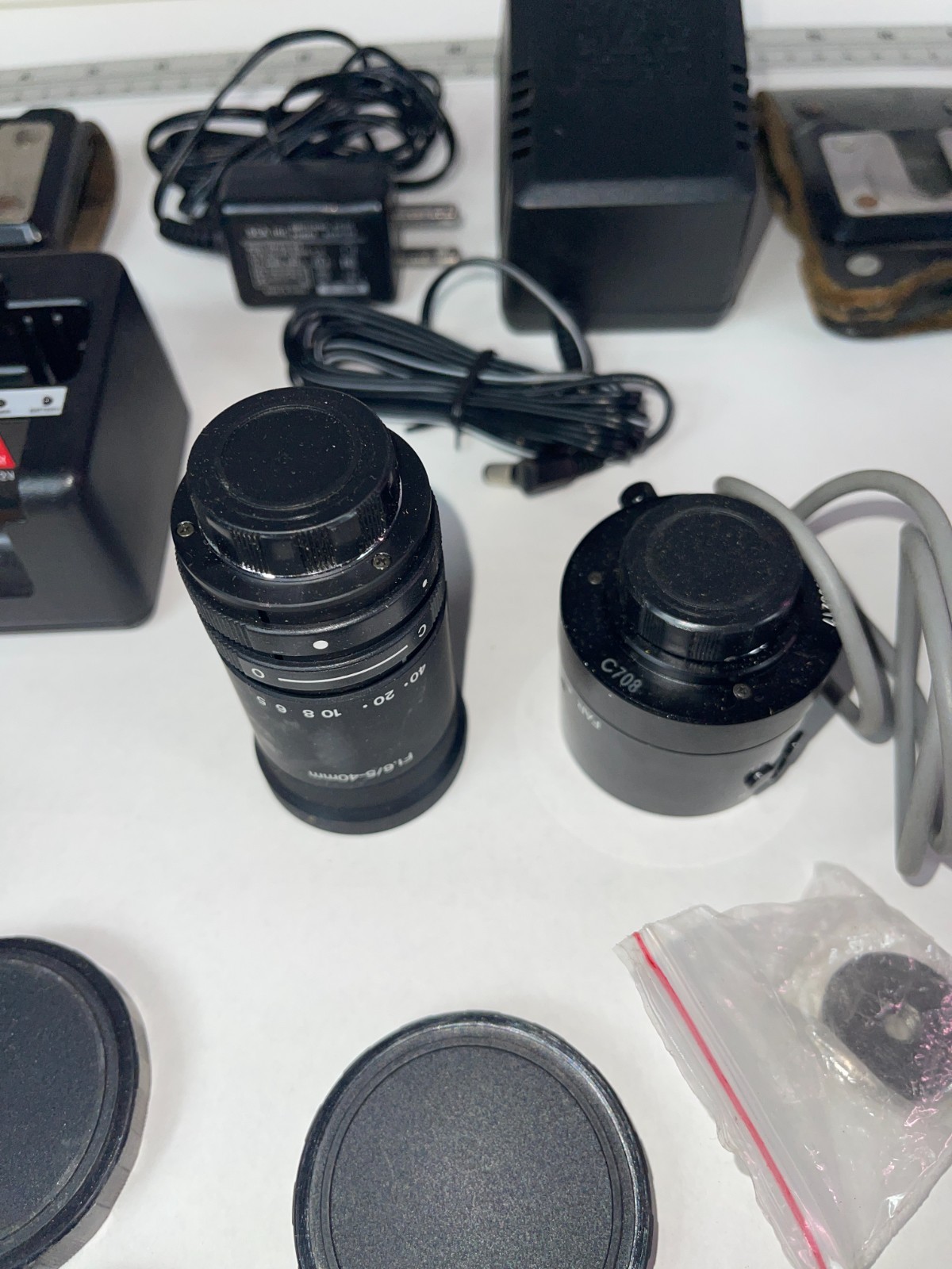 Large Lot CCTV Camera Lenses Panasonic Fujinon Parts UNTESTED AS-IS