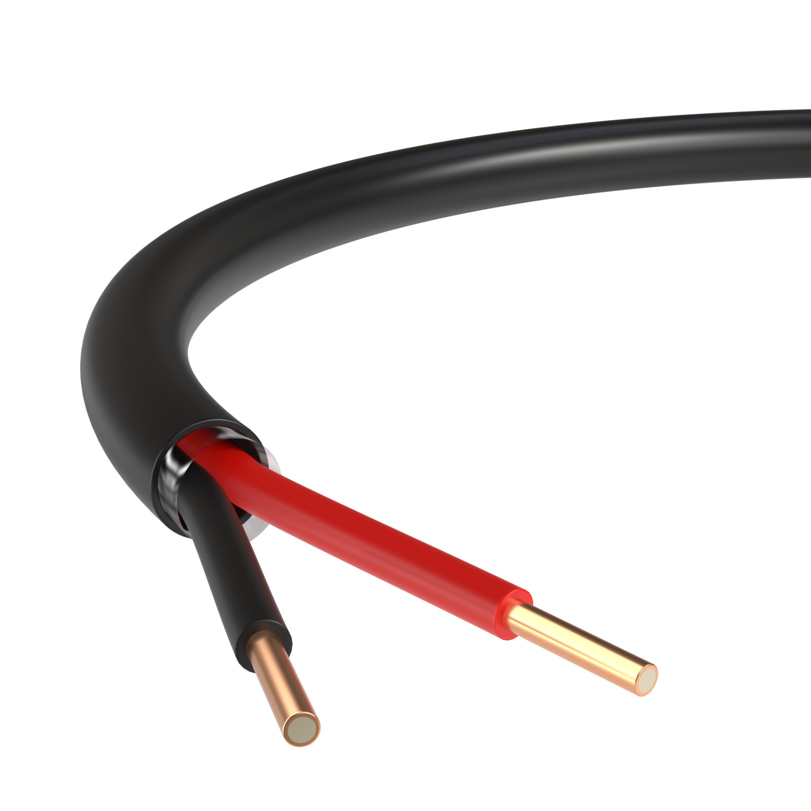 500FT Outdoor Alarm Security Cable 22AWG 22/2 SOLID CCA Direct Burial Bulk Wire