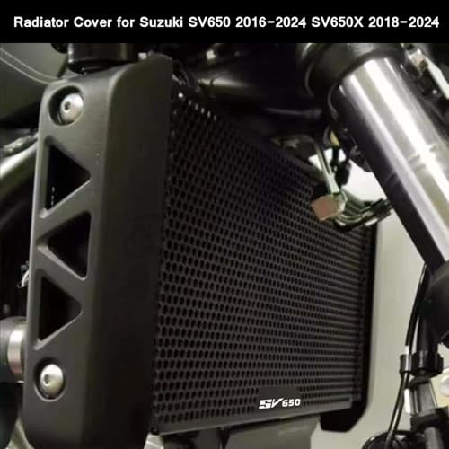 SV650 ABS 2016-2025 Motorcycle Radiator Grille Guard Protective Cover RG- Black