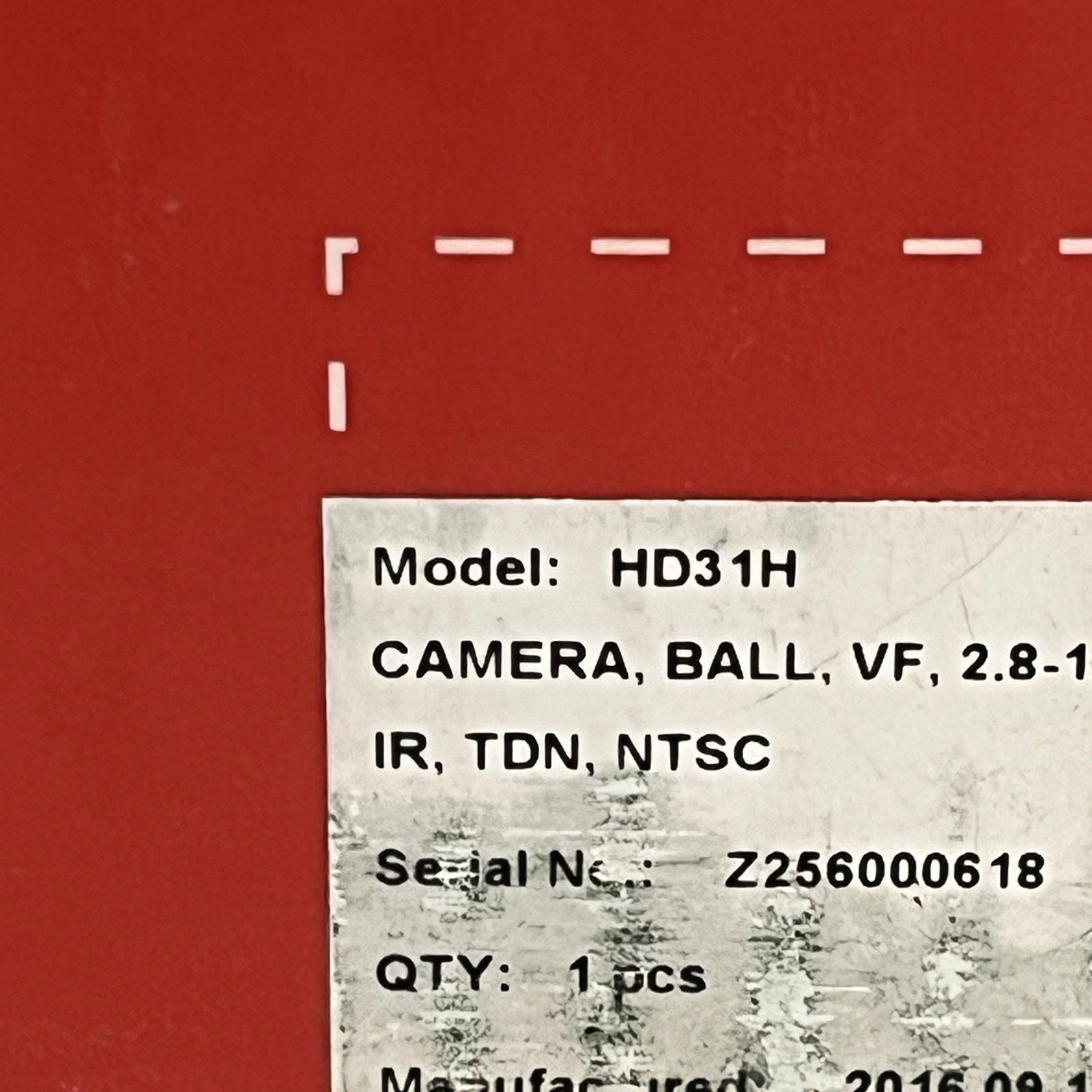 NEW IN BOX!! Honeywell Performance Series Ball Camera w/ IR LEDs – HD31H