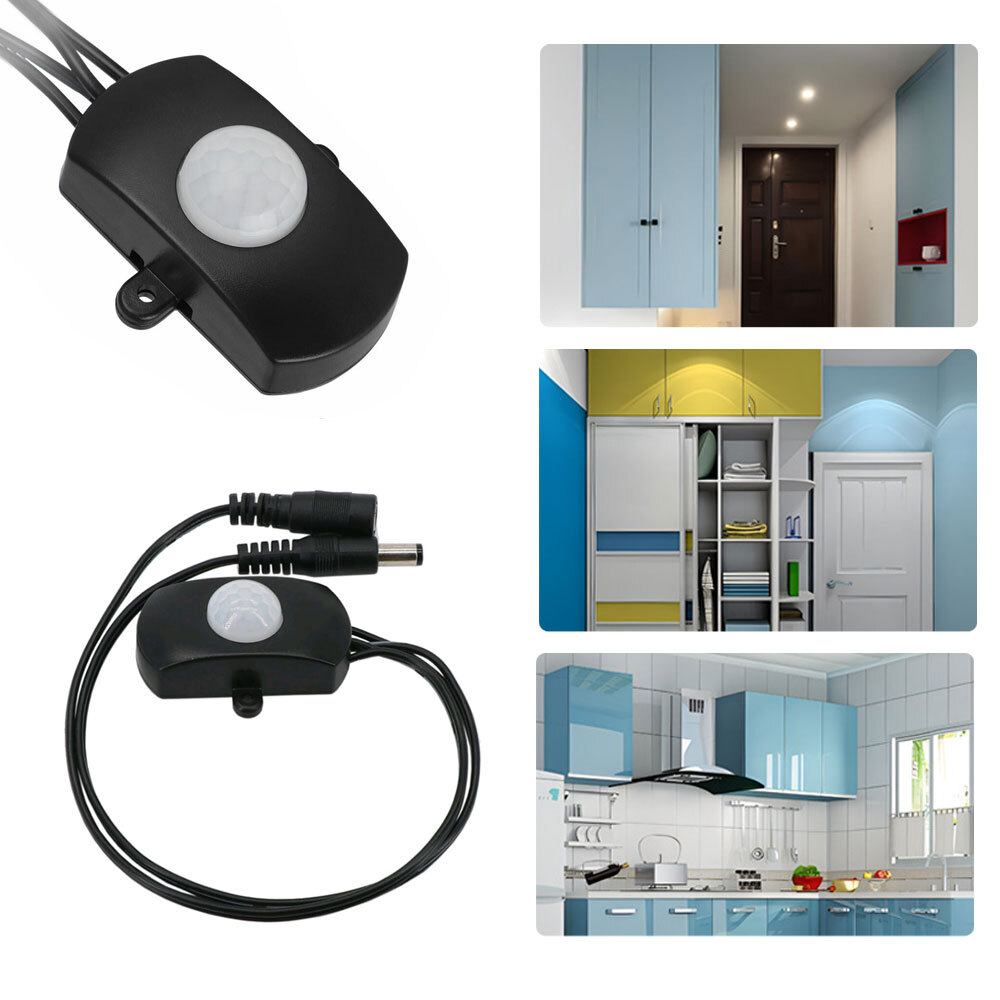 Automatic Infrared PIR Motion Sensor Detector Switch for LED Strip Light 5V-12V