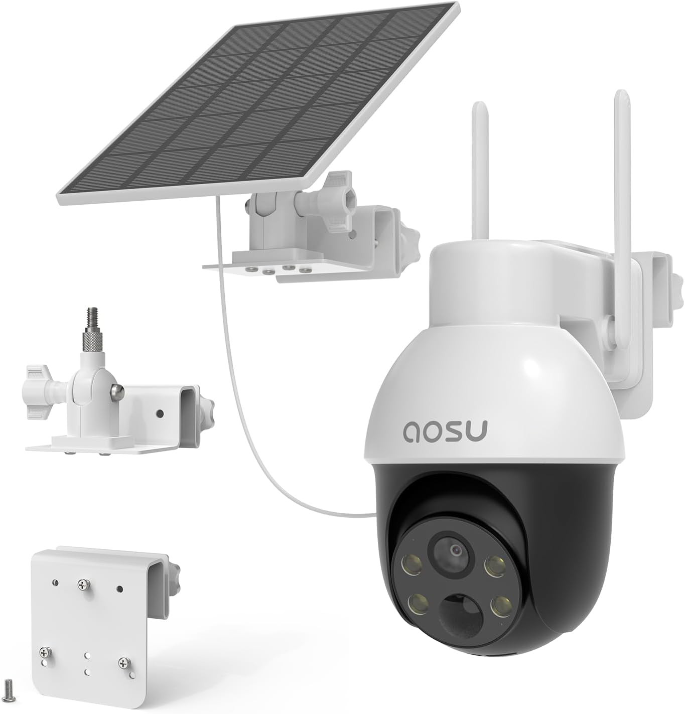 Gutter Mount Kits Compatible with AOSU Solar Security Cameras Wireless Outdoor(S