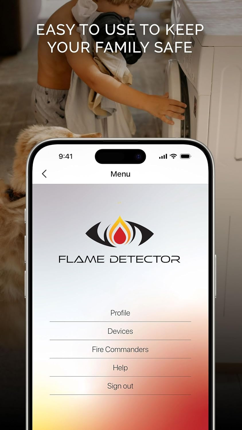 Smart Flame Detector: Alerts Your Phone with Location on Android & iOS