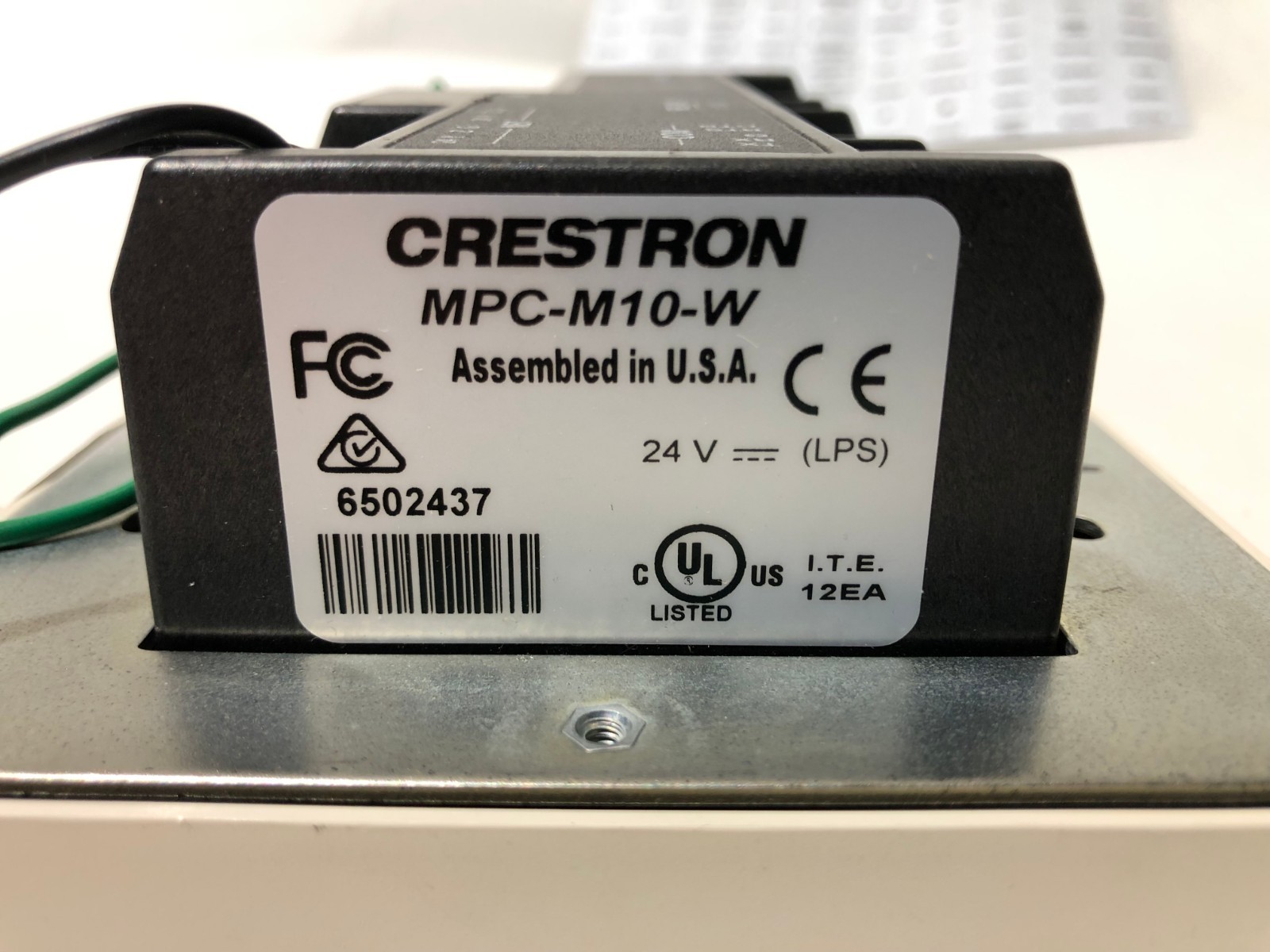USED- Crestron MPC-M10-W Media Presentation Controller -WHITE- WITH POWER SUPPLY