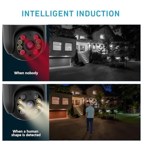 4K 8MP Wireless PTZ Security Camera – Waterproof, Human Detection, Auto Tracking