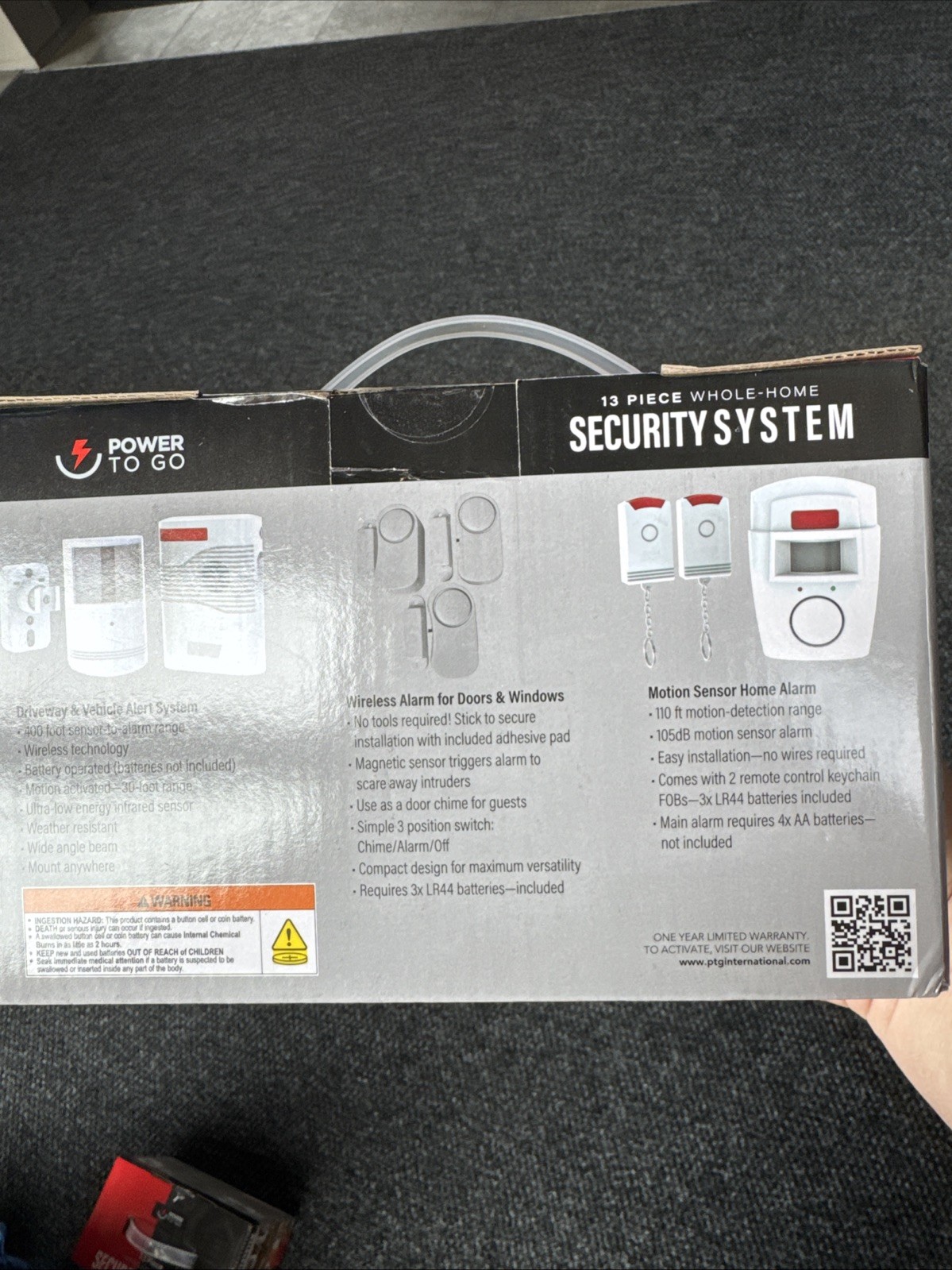 Security System Whole Home Protection by Action Products Power to Go 13 Piece