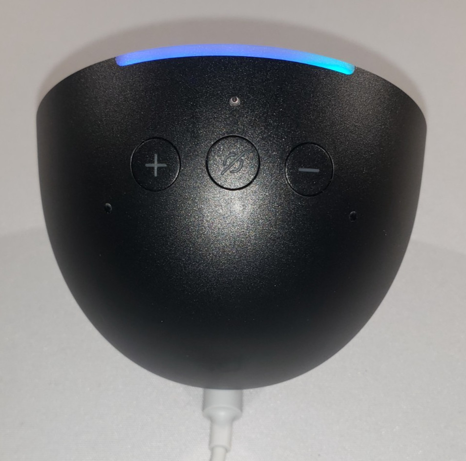 Amazon Echo Pop C2H4R9 1st Gen Alexa Smart Speaker Charcoal Tested Working