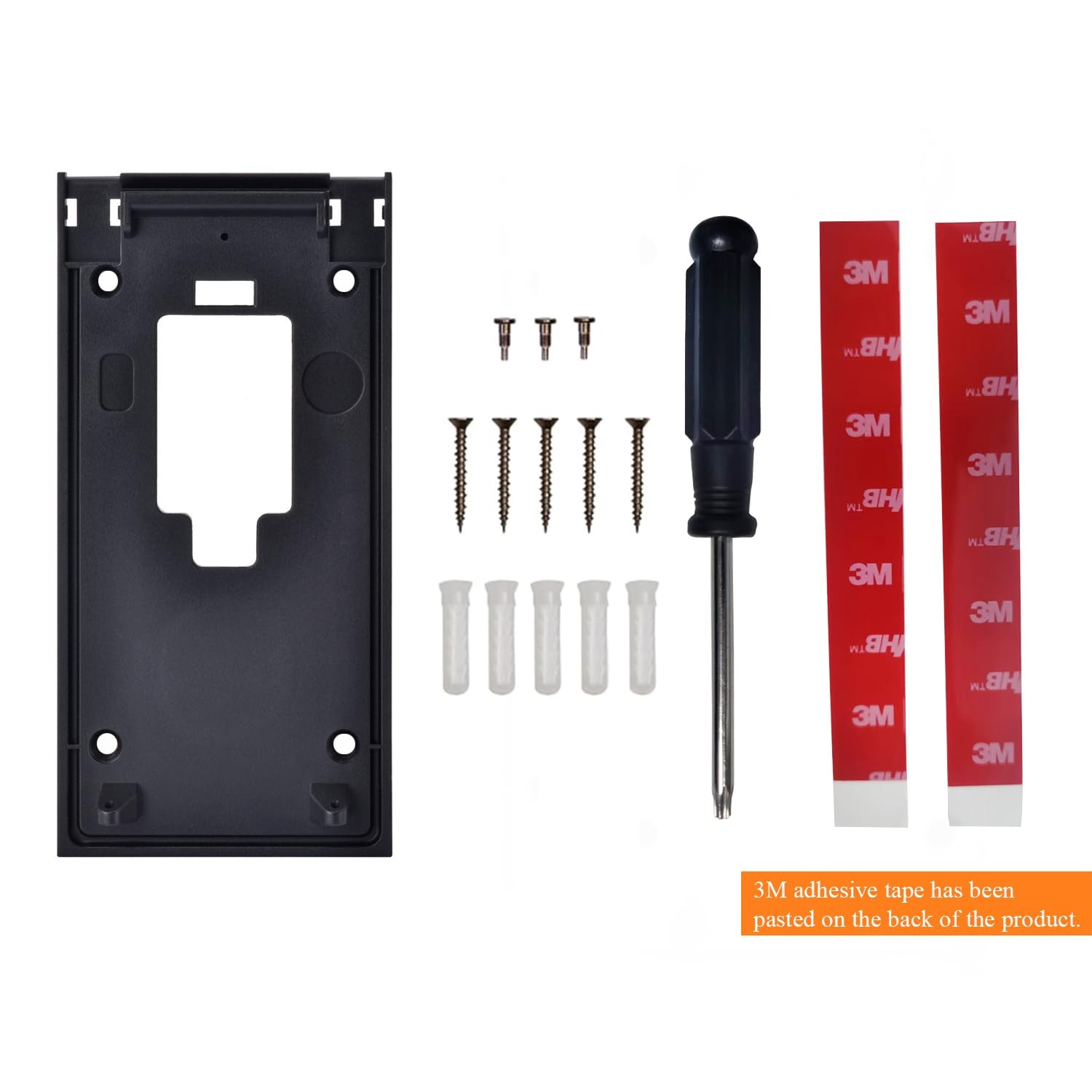 No-Drill Adhesive Mount for Ring Video Doorbell (2nd Generation – 2020 Release),
